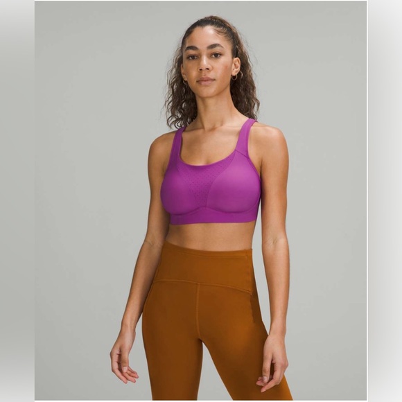 lululemon athletica Other - Lululemon Run Times Bra in Vivid Plum Size 32DD